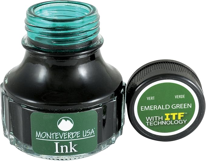 Monteverde USA Ink with ITF Technology, 90 ml Emerald Green (G308GN)