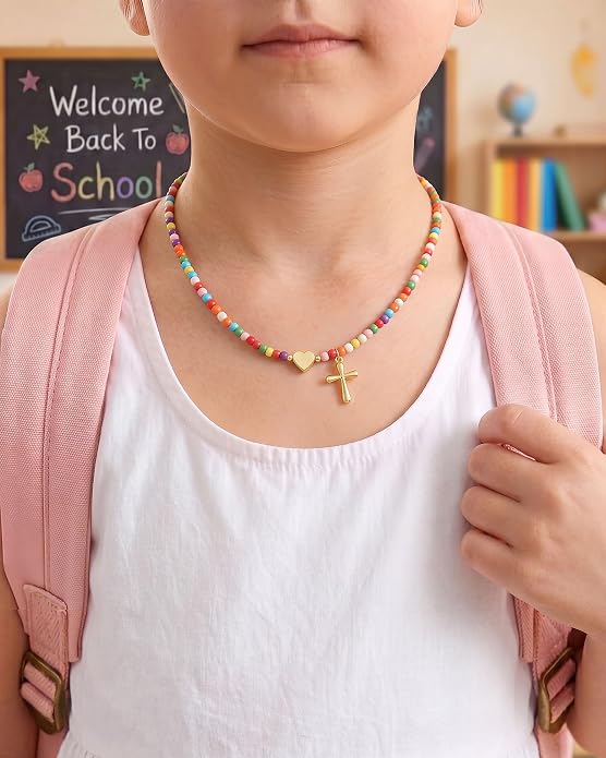 First Day of School Gift for Girls Kindergarten Preschool Necklace