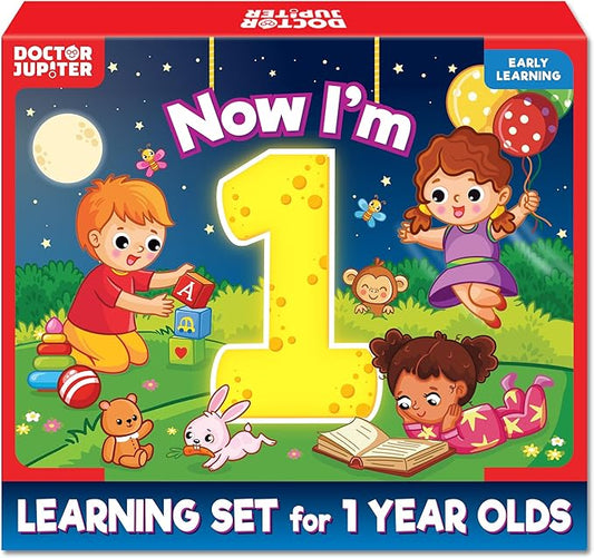 Doctor Jupiter Now I AM 1 | Educational Learning Toy for 1 Year Olds | Birthday Gift Ideas for Boys & Girls Ages 1+ | Preschool Learning Activities
