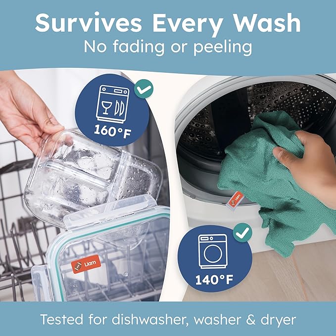Personalized Name Labels for Kids (70 Labels) - Durable & Waterproof Custom Name Stickers for Clothing Tags, School Supplies, Camp & Daycare - Galaxy (1.2”x0.5”)