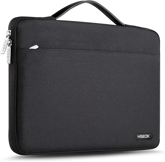 Hseok Laptop Sleeve 14-15 Inch Case Briefcase Compatible with MacBook Neo Pro 14 M5/M4/M3/M2/M1, MacBook Air/Pro 15 M4/M3/M2, XPS 15, Most Popular 13"-14" Notebooks,B01K01