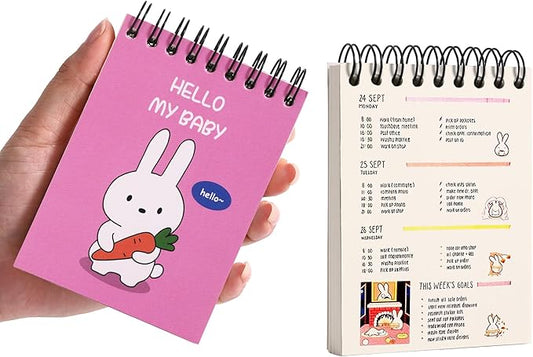 DreamDoveSteno Pads 3.1" x 4.3" Blank Pocket Spiral Notepads Small Cute Spiral Note Pads Blank Pages Notebook No Lines Top Spiral Notebook 3.1" x 4.3" Unlined Little Memo Steno Note Pads Nursing Notepad for Work, School, Office, Nurse, Travel (Cute Col...