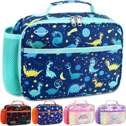 RHCPFOVR Kids Lunch Bag - Insulated Lunch Box for Boys Girls,Washable Lunch Bag and Reusable Toddler Leak-proof Lunchbox for School and Daycare