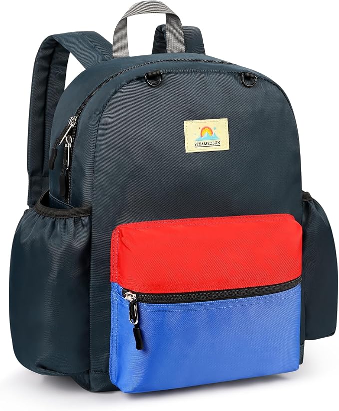 STEAMEDBUN Kids Backpack for Boys 6-8: Toddler Backpack for Preschool Kindergarten - Boys Backpacks for Elementary 4-6