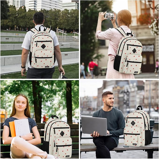 Backpack for Men and Women, Lightweight Casual Travel Laptop Backpack