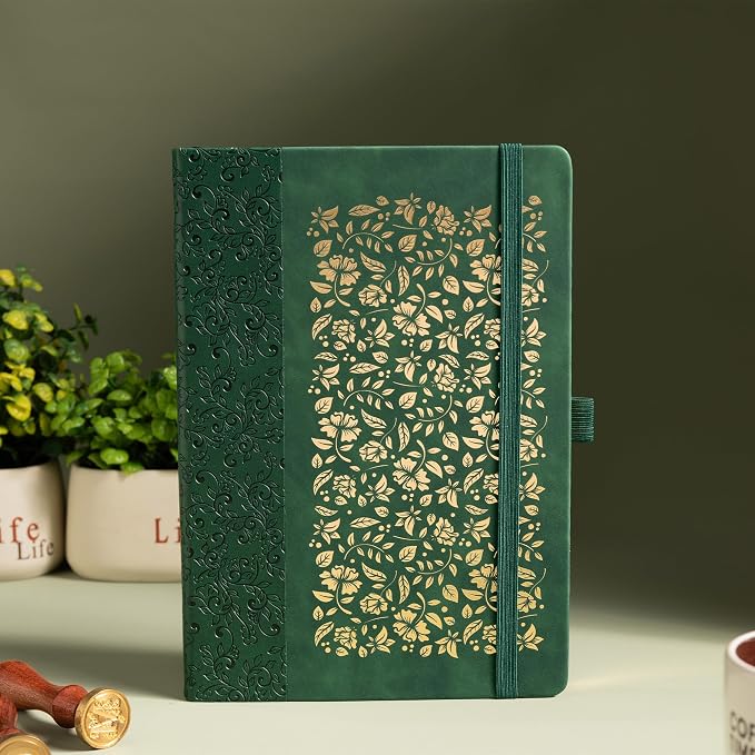 TIEFOSSI B5 Lined Journal for Women Men, 100 GSM Thick Paper, 230 Numbered Pages, College Ruled Notebook, Hardcover Notebooks for Journaling Writing