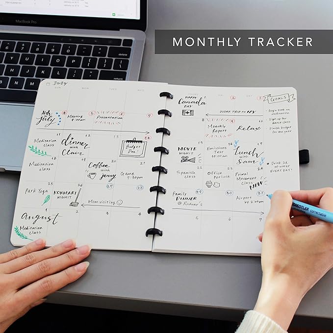 SORA Open-Dated Reusable Planner for Life, Made with Erasable Whiteboard Pages