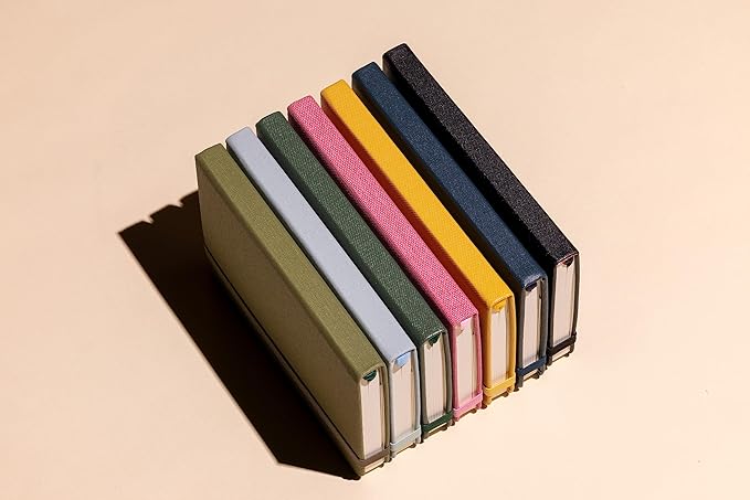 ANECDOTE. Small Journal Notebook for Men & Women, 192 Pages | Thick 80 GSM Lined Paper| Hardcover (5.5"x3.5" Pocket Size) | Daily Journaling Diary for Work, Travel, School & Office Use (Ink Blue)