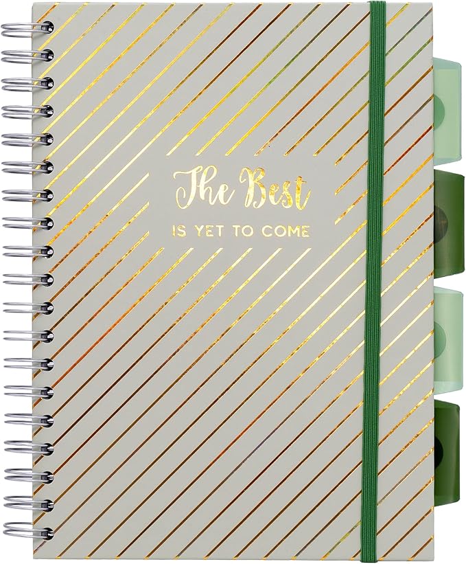 Pukka Pad Haze B5 Notebook – Pack of 3 Wirebound Notebooks with 5 Repositionable Dividers with Storage Pockets and Tabs for Organisation and Personalisation – 200 Pages, 100 Sheets of 80GSM Paper