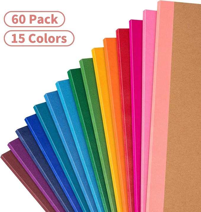 60Pack Lined Notebook Journals Bulk, A5 College Ruled Composition Notebook
