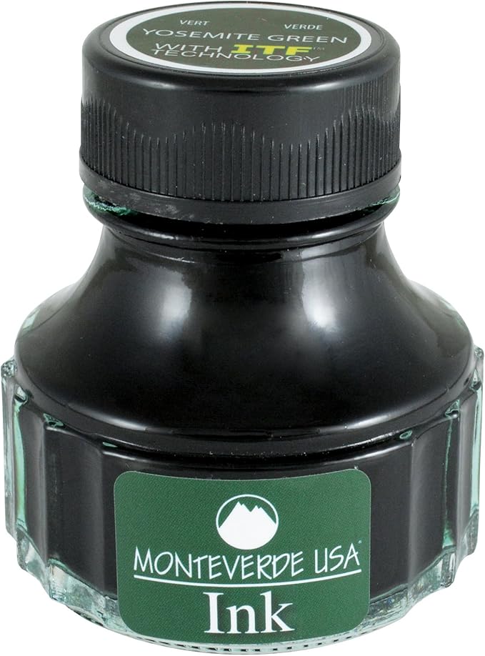Monteverde USA Ink with ITF Technology, 90 ml Yosemite Green (G308YG)