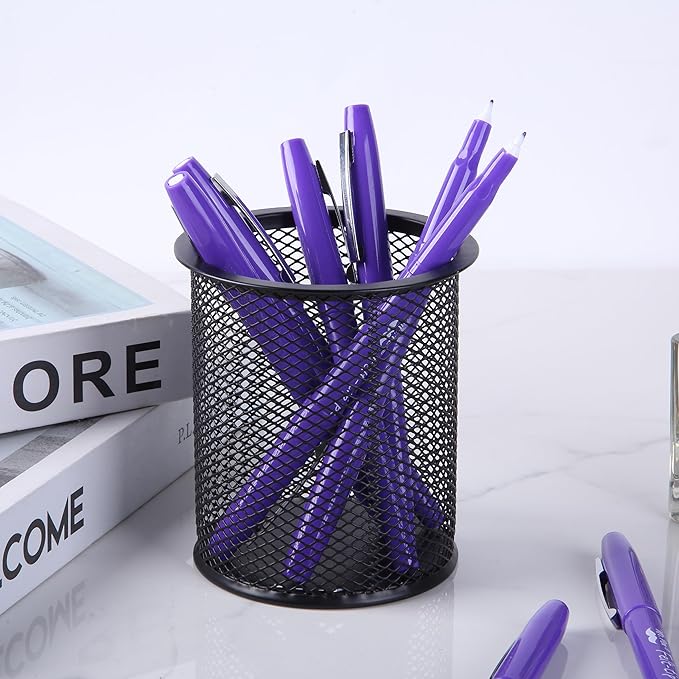 Mr. Pen- Felt Tip Pens, 36 Pack, 0.7 mm, Purple Felt Tip Pens Bulk, Fast Dry, No Smear, Planner Markers for Underlining, Writing, Drawing, Journaling Supplies