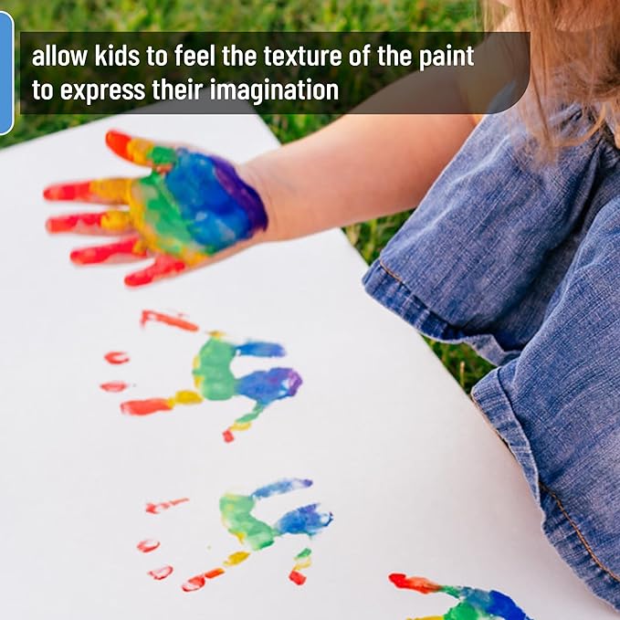 Mr. Pen- Finger Paint Paper Pad for Kids, 11 x 14 Inches, 22 Sheets, Premium Heavyweight White Glossy Paper, Art Paper for Vibrant Finger Painting and Craft Projects