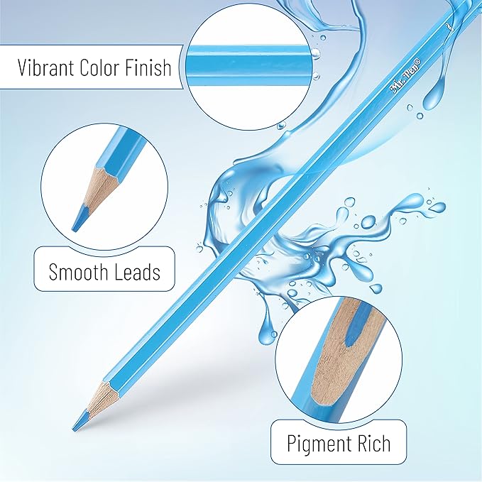 Mr. Pen- Colored Pencils for Adult Coloring Books, 36 Pack, Soft Core Color Pencils for Adult Coloring Book, Drawing, Sketching, Blending & Shading-Art Supplies