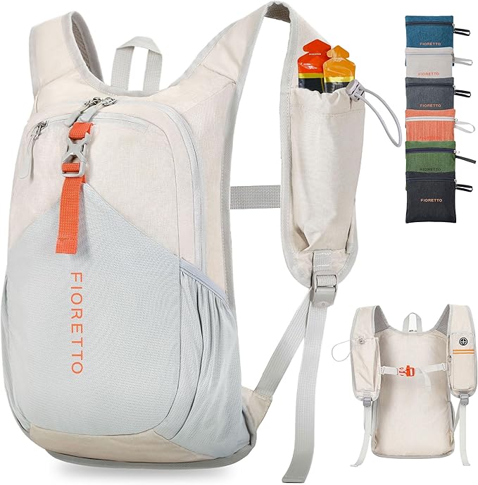 FIORETTO 10L/15L/20L Hiking Backpack for Women Men Mini Packable Backpack Lightweight Small Daypack for Travel Camping