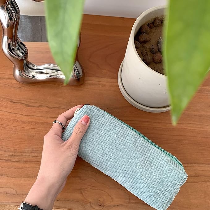 Cute Pencil Case Aesthetic Student Pencil Pouch Coin Pen Pouch Cosmetic Bag Office Stationery Organizer For Kids Teen School