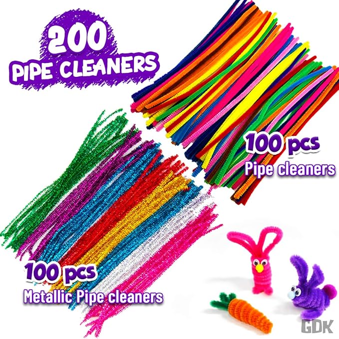 GoodyKing Arts and Crafts Supplies for Kids - 1170Pcs+ Craft Art Supply Kit for Toddlers Kids Craft Supplies & Materials Age 4 5 6 7 8 9 - Christmas D.I.Y. Crafting School Supplies