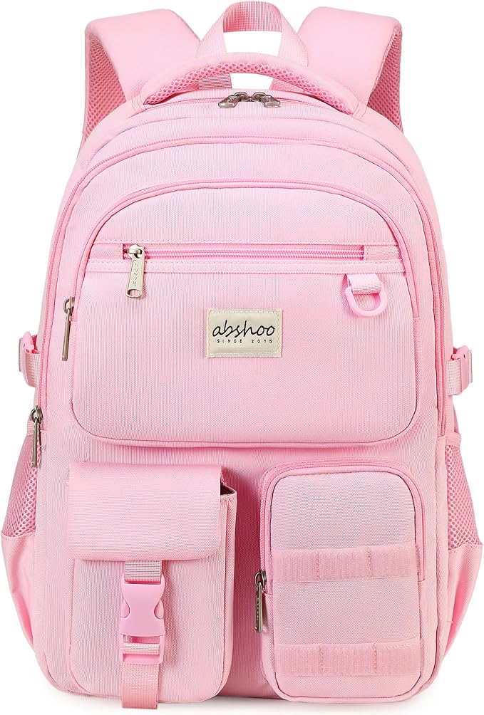 abshoo Large Heavy Duty Backpack For School College Bookbag Casual Multi Pocket Travel Backpacks