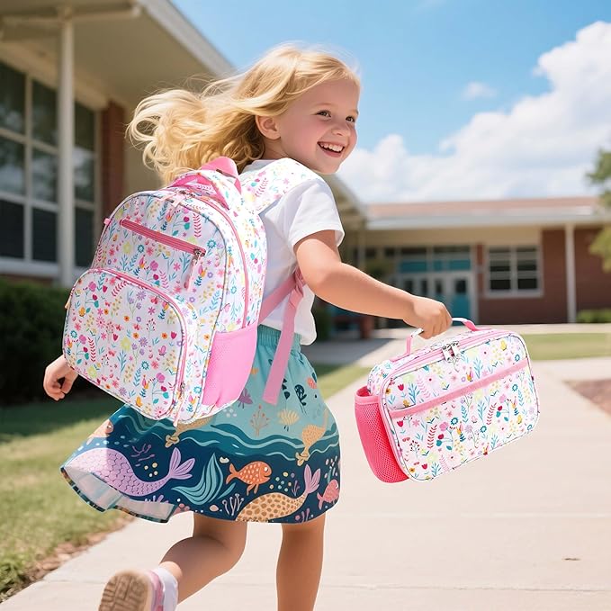 RHCPFOVR Kids Lunch Bag - Insulated Lunch Box for Boys Girls,Washable Lunch Bag and Reusable Toddler Leak-proof Lunchbox for School and Daycare