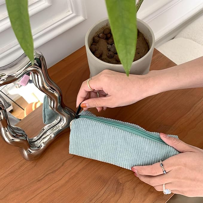 Cute Pencil Case Aesthetic Student Pencil Pouch Coin Pen Pouch Cosmetic Bag Office Stationery Organizer For Kids Teen School