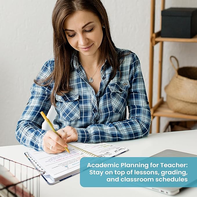 Planner 2026–2027, Academic Monthly Weekly Spiral Calendar, July 2026 – June 2027, Hardcover Agenda Notebook with Tabs, 6.3" x 8.5", Perfect for Students, Teachers, School & Daily Planning - Balloon Valley