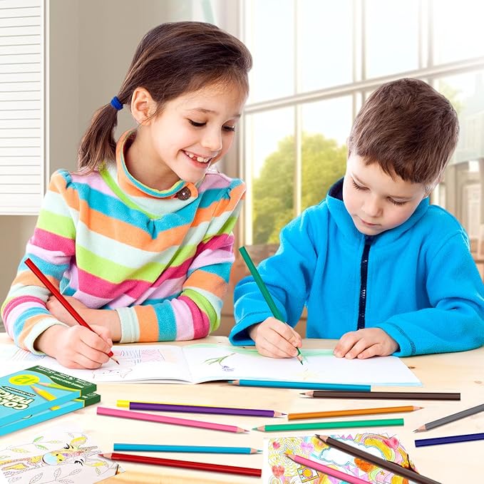 YEGEER Colored Pencils Bulk, 12 Assorted Colors, 100 Packs Pre-sharpened Coloring Pencils Set for Kids and Adult, Teachers Essential Classroom Prizes, Back to School Supplies (1200)
