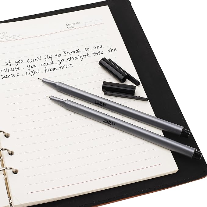 Mr. Pen- Black Fineliner Pens, 24 Pack, 0.4mm Fine Point, Smooth Bible Journaling Pens Bulk for Note-Taking, Sketching, Planning, Art Projects, Small Detailing, Fine-Ink Drawings, School Supplies