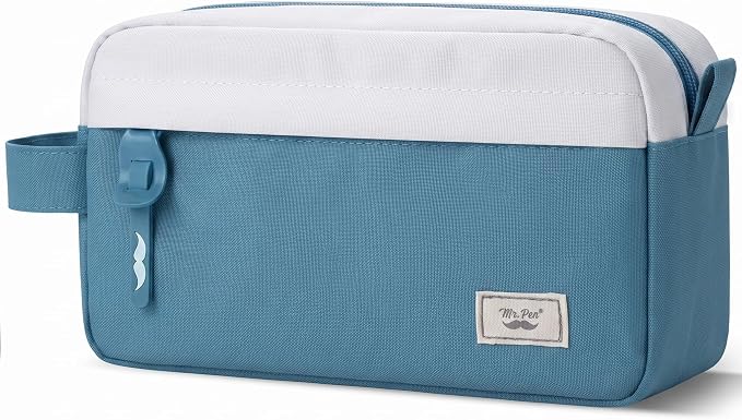 Mr. Pen- High Capacity Pencil Case, Large Pencil Pouch with 3 Compartments and 2 Pockets, Large Pencil Bag with Smooth Zipper, Cute Pencil Case Pouch Organizer, School Supplies for Teens