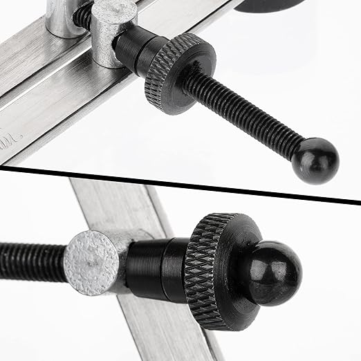 Mr. Pen Adjustable Divider Leather Compass, 8 Inch, Lockable Metal Compass, Wing Dividers for Leather and Woodworking