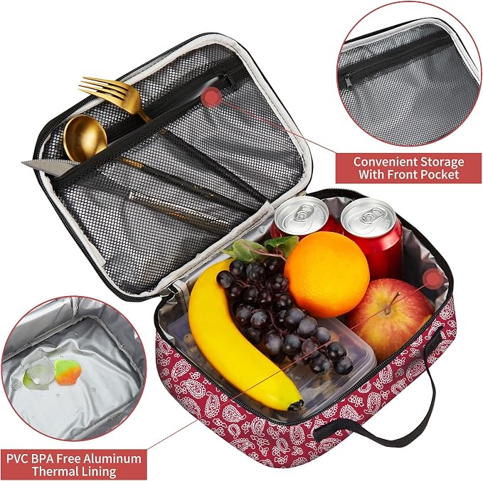 rickyh style Kids Insulated Lunch Box Thermal School Cooler hot Bag for Child