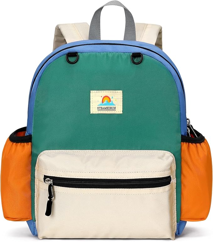 STEAMEDBUN Toddler Backpack for Boys 2-4: Kids Backpack Boys Girls - Preschool Kindergarten Daycare Backpacks - 12 inch
