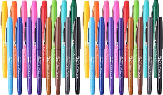 Mr. Pen- Felt Tip Pens, 32 Pack, Assorted Colors, Colored Felt Tip Pens