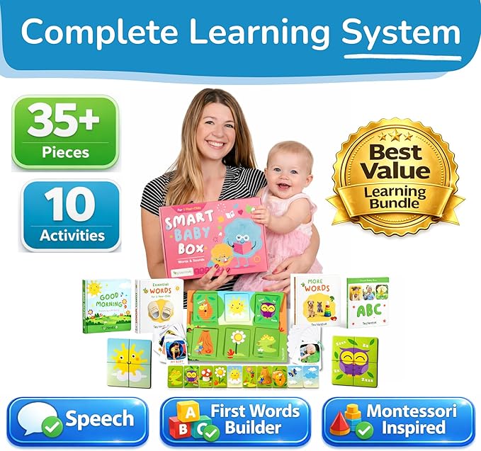 Baby,Toddler Learning Activities,Board Books,Flash Cards,and Toys for Infant Girls & Toddlers Ages 0-6,8,12,15,18M+,24 Months olds, Birthday Girl Gifts for Age 1+,2 Year Old