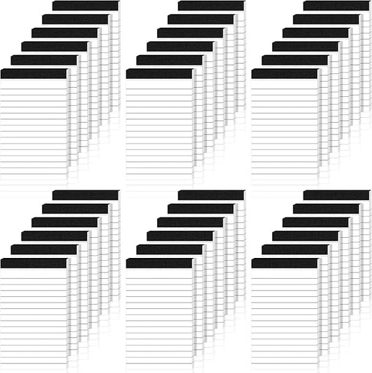 3x5 Lined Notepads 36-Pack - White Ruled Memo Pads with Firm Backing for Daily Lists, School Notes & Office Reminders | Smooth No-Bleed Paper for Students, Teachers & Professionals