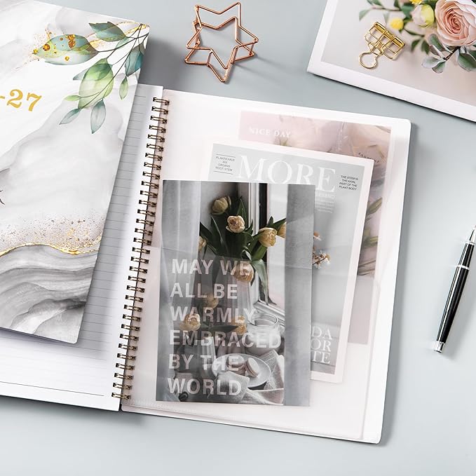 2026-2027 Planner - Academic 2026-2027 Planner, July 2026-June 2027, Weekly and Monthly Planner with 12 Month, 8.5" x 11", with Colorful Tabs, Inner Pocket