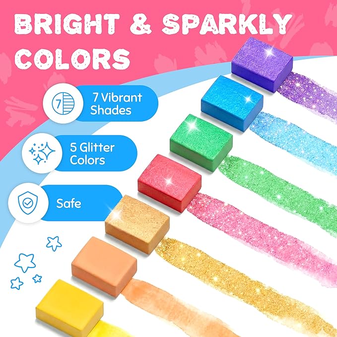 JoyCat Find & Color Paint with Water Coloring Books for Toddlers, Educational Seek and Find, No Mess Art & Craft Toy, Fun Learning Activity for Kids Ages 3-5 4-8, Gift for Girls Boys (Magical Pony)