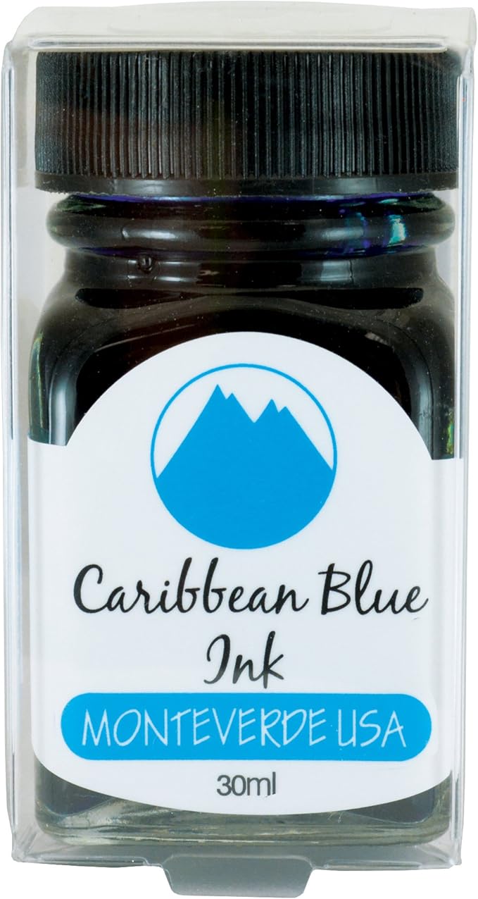 Monteverde USA Ink with ITF Technology, 30 ml Caribbean Blue (G309CU)