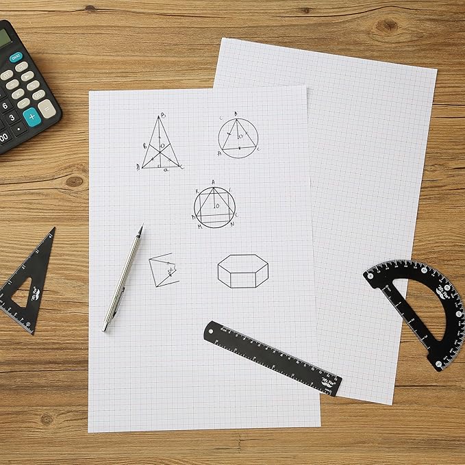 Mr. Pen- Graph Paper Pad, 17x11 Inches, 4x4 (4 Squares per Inch), 22 Sheets, Ideal for Math, Graphing and Sketching, Grid Paper for Students, Engineers, Artists