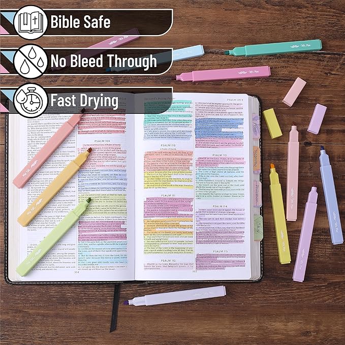 Mr. Pen- Aesthetic Highlighters No Bleed, 16 Pack, Assorted Colors, Chisel Tip, Cute Highlighters Assorted Colors for Journaling, Highlighting, Underlining, Fast Dry, Back to School Supplies