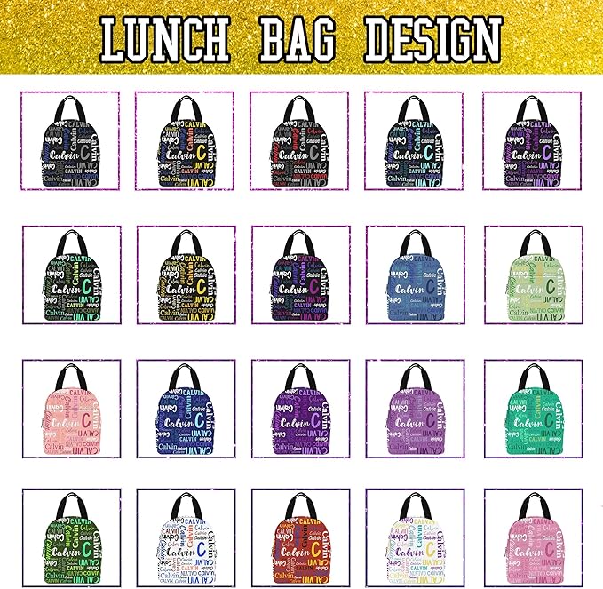 M YESCUSTOM Custom Name School Backpack for Girls Kids Boys Personalized Bookbag for Girls Elementary Kindergarten School Bag with Insulated Lunch Tote Little Kid Toddler Backpack