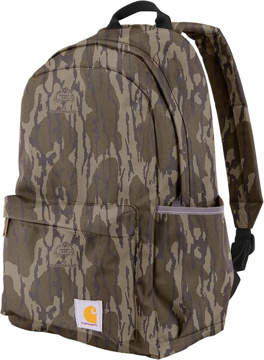 Carhartt Classic 21L Backpack Mossy Oak Bottomland | Classic Laptop, Water-Resistant Pack with 15 Laptop Sleeve and Organizational Compartments, Mossy Oak Bottomlands