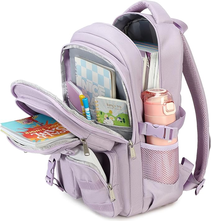 abshoo Large Heavy Duty Backpack For School College Bookbag Casual Multi Pocket Travel Backpacks