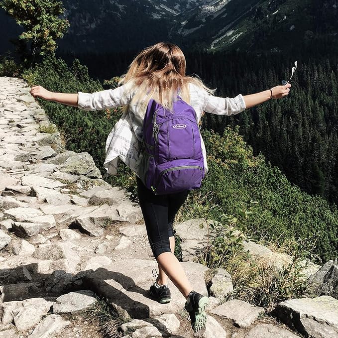 G4Free Lightweight Packable Hiking Backpack, Waterproof Travel Daypack