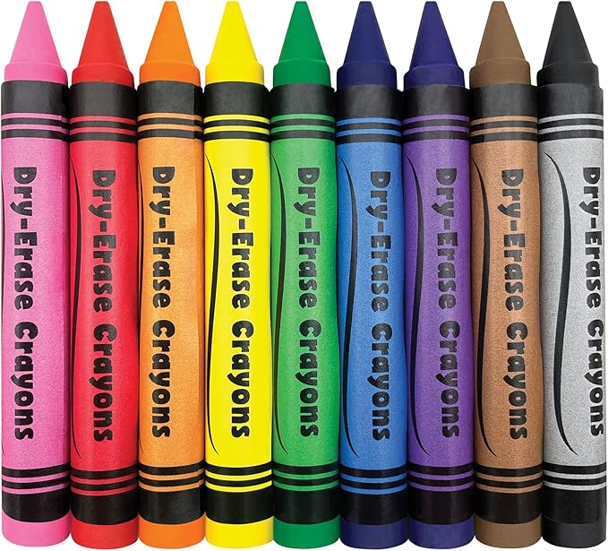 Teacher Created Resources Colorful Dry-Erase Crayons (TCR20112)