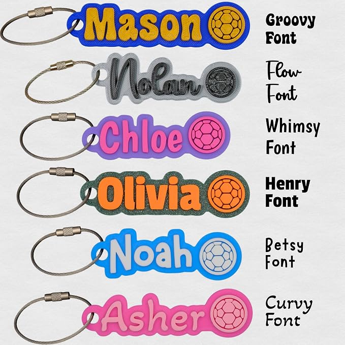 SuperFineDeesigns Bag & Water Bottle Name Tag