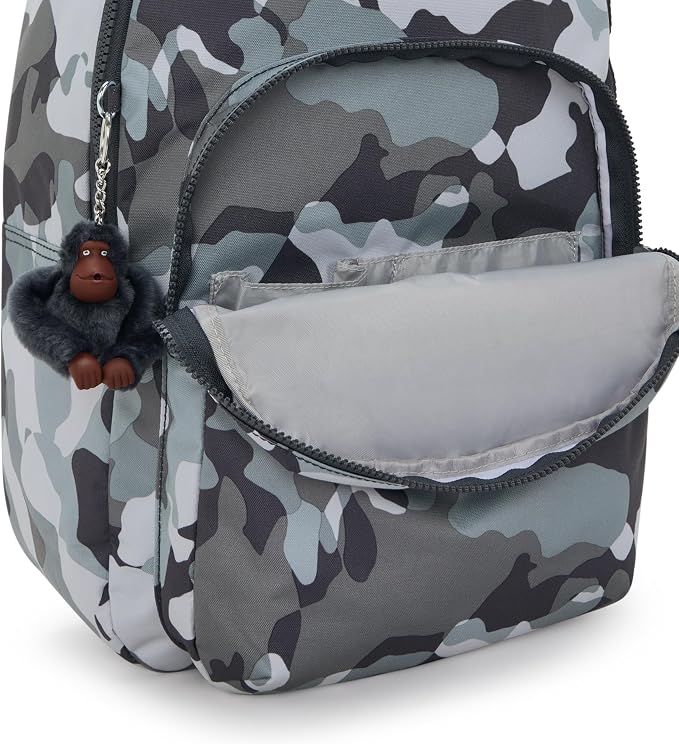 Kipling Women's Seoul 15" Laptop Backpack, Durable, Roomy with Padded Shoulder Straps, Built-In Protective Sleeve
