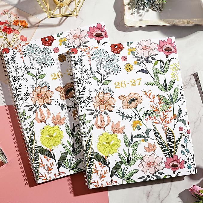 2026-2027 Planner – Jul. 2026 – Jun. 2027, Weekly ＆ Monthly Academic Planner 2026-2027, 8.5" x 11" with Colorful Tabs, Flexible Cover, Thick Paper, Twin-Wire Binding, Back Pocket, To-Do ＆ Notes