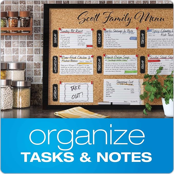Oxford 41 Ruled Index Cards,4" x 6",White, (41),1,000 Cards(Pack of 6)