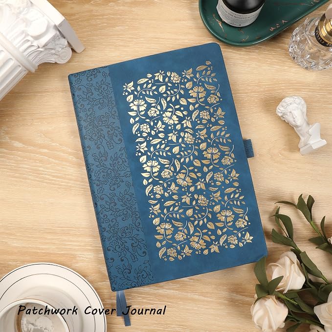 TIEFOSSI B5 Dot Journals for Women Men, 160 GSM Thick Paper, 150 Numbered Pages, 5 * 5MM Dot Grid, Dotted Notebooks for Planner Organization