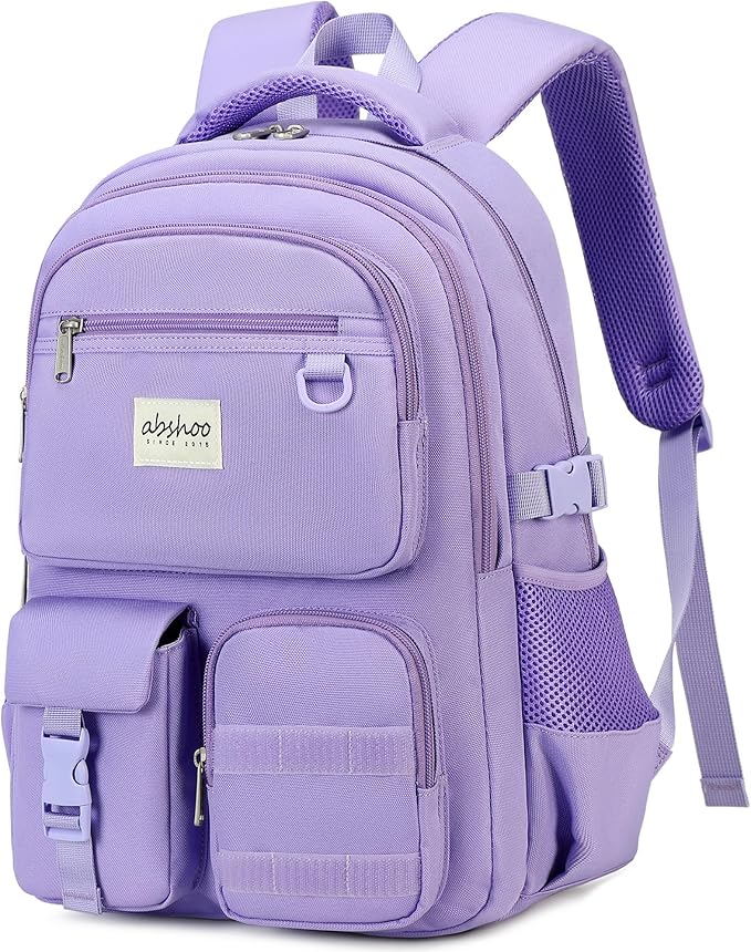 abshoo Large Heavy Duty Backpack For School College Bookbag Casual Multi Pocket Travel Backpacks